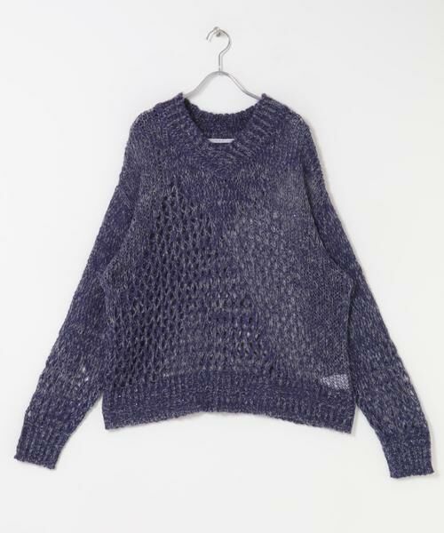 KBF / ケービーエフ ニット・セーター | シースルースパンコールニット | 詳細5