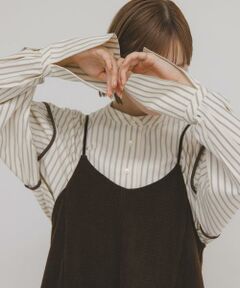 KBF / ケービーエフ シャツ・ブラウス | ヘムデザインクロップドシャツ