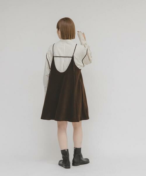 KBF / ケービーエフ シャツ・ブラウス | ヘムデザインクロップドシャツ | 詳細7