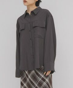 KBF / ケービーエフ シャツ・ブラウス | フラップデザインシャツ