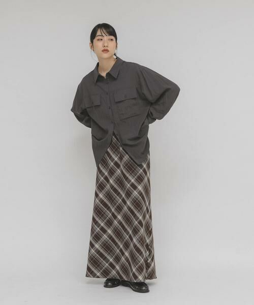 KBF / ケービーエフ シャツ・ブラウス | フラップデザインシャツ | 詳細12