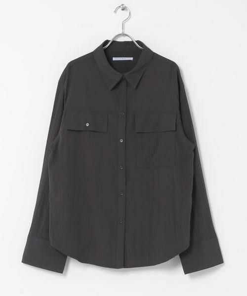 KBF / ケービーエフ シャツ・ブラウス | フラップデザインシャツ | 詳細15