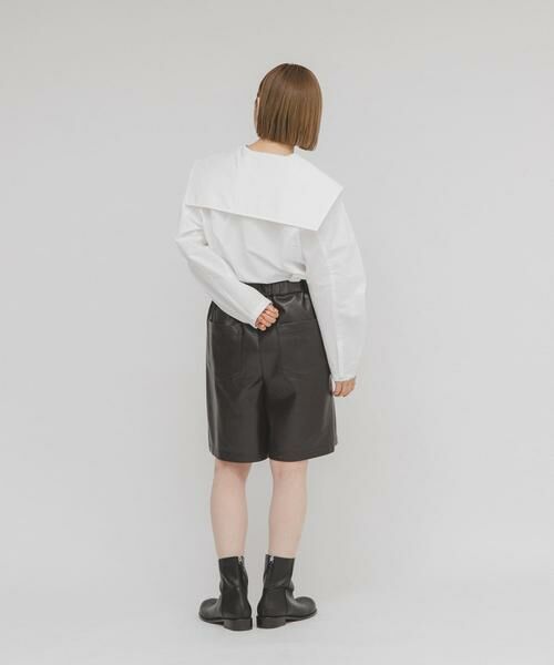 KBF / ケービーエフ シャツ・ブラウス | セーラーカラーシェイプブラウス | 詳細19