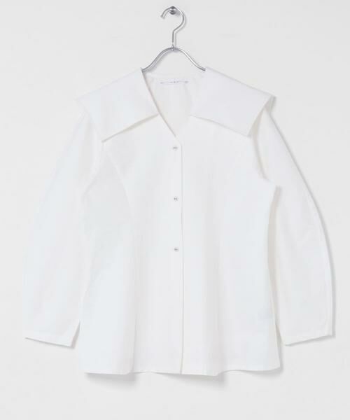 KBF / ケービーエフ シャツ・ブラウス | セーラーカラーシェイプブラウス | 詳細20