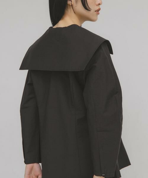 KBF / ケービーエフ シャツ・ブラウス | セーラーカラーシェイプブラウス | 詳細25