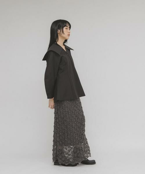 KBF / ケービーエフ シャツ・ブラウス | セーラーカラーシェイプブラウス | 詳細27