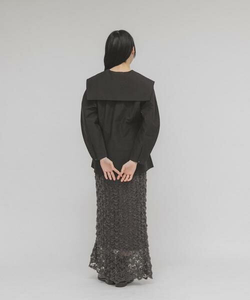 KBF / ケービーエフ シャツ・ブラウス | セーラーカラーシェイプブラウス | 詳細28