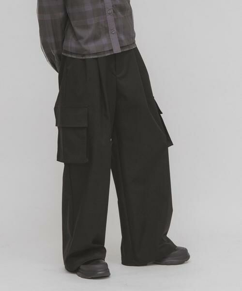 KBF / ケービーエフ その他パンツ | カーゴデザインパンツ(ブラック)