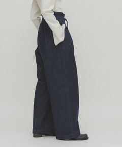 KBF / ケービーエフ デニムパンツ | ベルトSETタックデニム