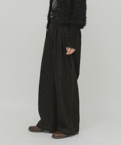 KBF / ケービーエフ デニムパンツ | ベルトSETタックデニム | 詳細14