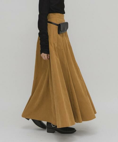 KBF / ケービーエフ スカート | ピンタックフレアスカート | 詳細3