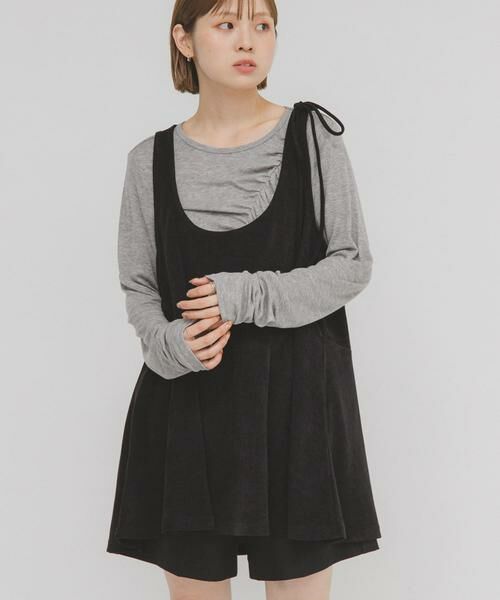 KBF / ケービーエフ ワンピース | 2WAYローフレアミニワンピース | 詳細11