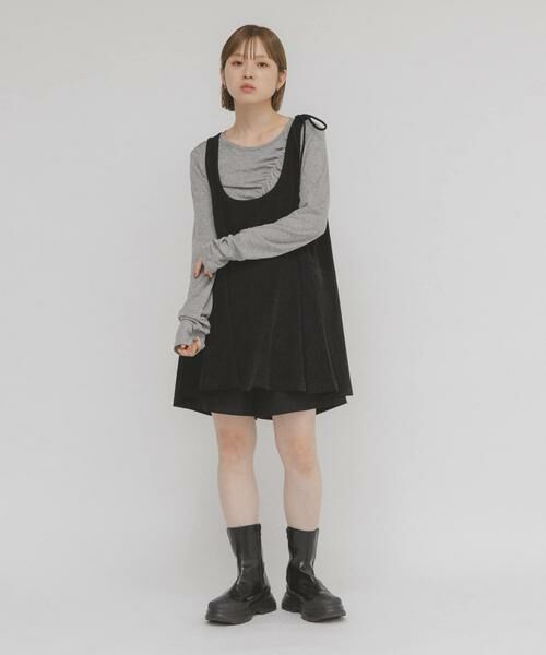 KBF / ケービーエフ ワンピース | 2WAYローフレアミニワンピース | 詳細15