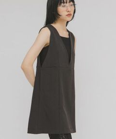 KBF / ケービーエフ ワンピース | Aラインミニジャンパースカート