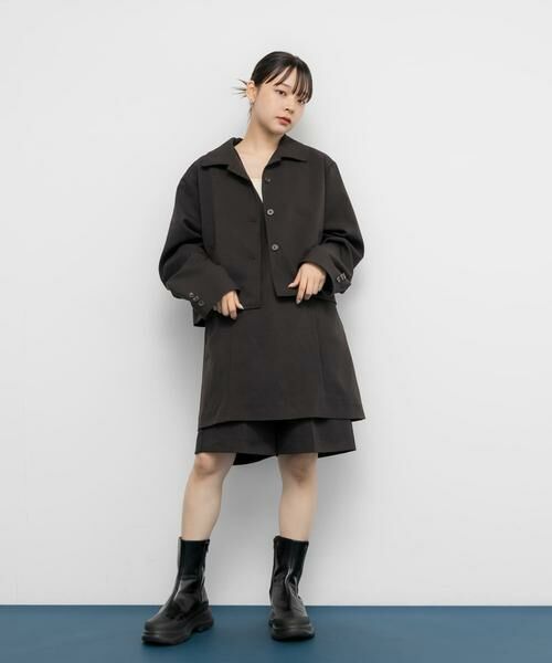 KBF / ケービーエフ ワンピース | Aラインミニジャンパースカート | 詳細6