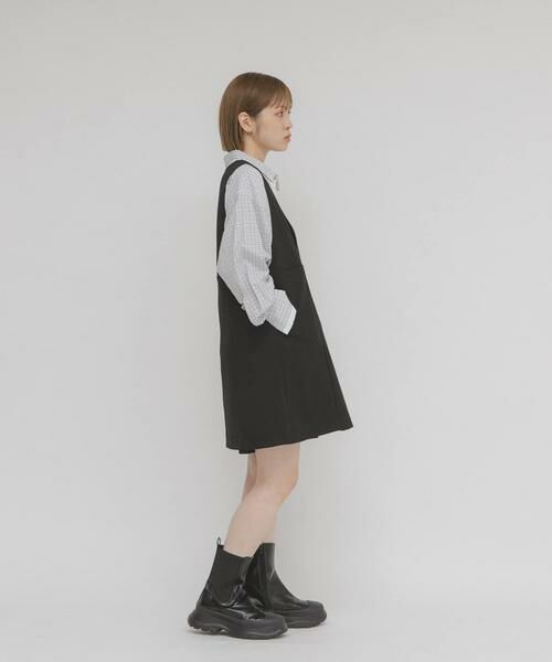 KBF / ケービーエフ ワンピース | Aラインミニジャンパースカート | 詳細17
