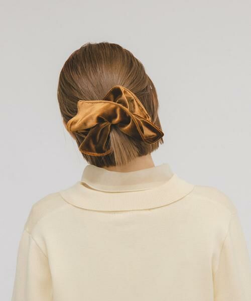 KBF / ケービーエフ ヘアゴム・シュシュ | スクエアベロアシュシュ | 詳細3