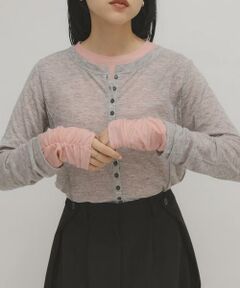 KBF / ケービーエフ Tシャツ | バイカラーレイヤードカットソー