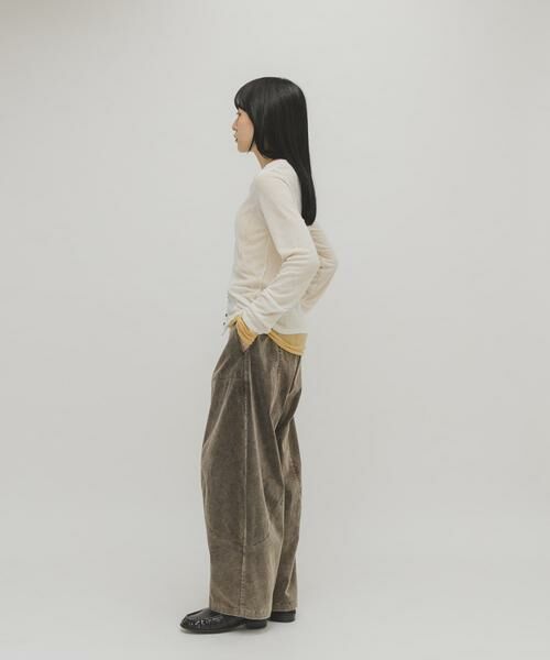 KBF / ケービーエフ Tシャツ | バイカラーレイヤードカットソー | 詳細20