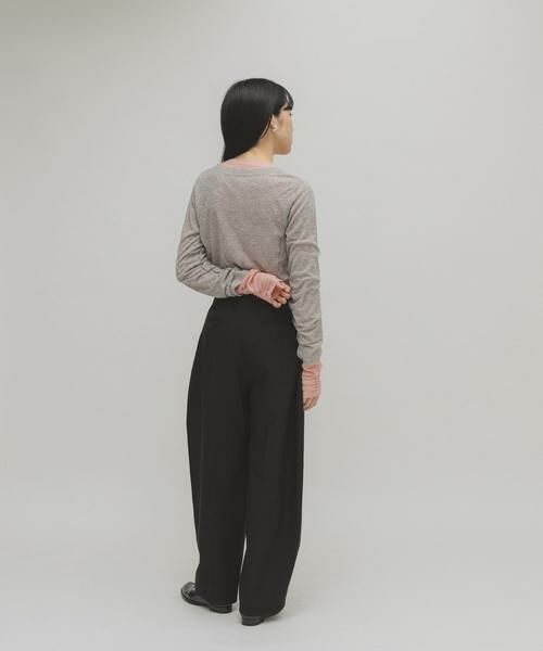 KBF / ケービーエフ Tシャツ | バイカラーレイヤードカットソー | 詳細30