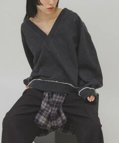 KBF / ケービーエフ Tシャツ | 2WAYルーズスウェット