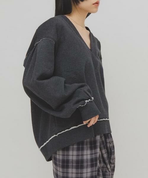 KBF / ケービーエフ Tシャツ | 2WAYルーズスウェット | 詳細3