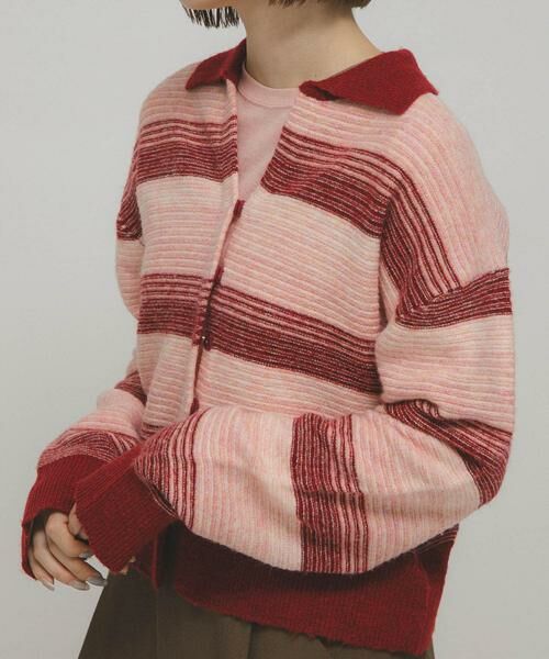 KBF / ケービーエフ カーディガン・ボレロ | グラデーションボーダーカーディガン | 詳細2