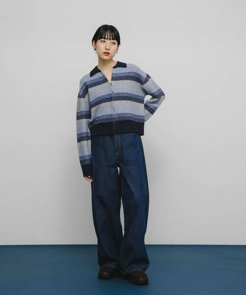 KBF / ケービーエフ カーディガン・ボレロ | グラデーションボーダーカーディガン | 詳細13