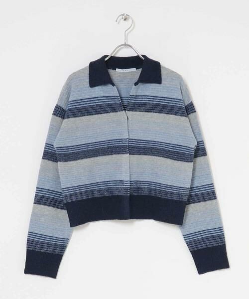KBF / ケービーエフ カーディガン・ボレロ | グラデーションボーダーカーディガン | 詳細15