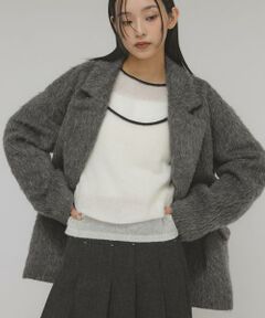 KBF / ケービーエフ ニット・セーター | バイカラーキャミレイヤードニット