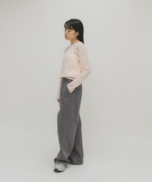 KBF / ケービーエフ ニット・セーター | バイカラーキャミレイヤードニット | 詳細6