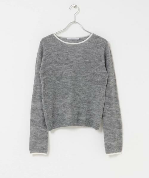 KBF / ケービーエフ ニット・セーター | バイカラーキャミレイヤードニット | 詳細26