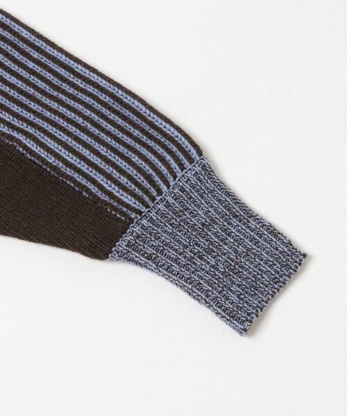 KBF / ケービーエフ ニット・セーター | レイヤードハーフZIPニット | 詳細18