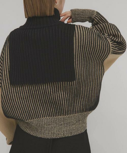 KBF / ケービーエフ ニット・セーター | レイヤードハーフZIPニット | 詳細23