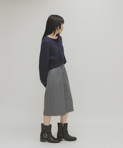 KBF / ケービーエフ ニット・セーター | スラブMIXショートカーディガン | 詳細15