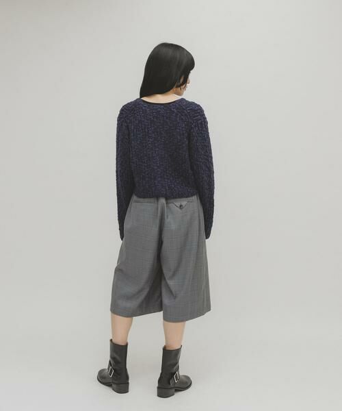 KBF / ケービーエフ ニット・セーター | スラブMIXショートカーディガン | 詳細16