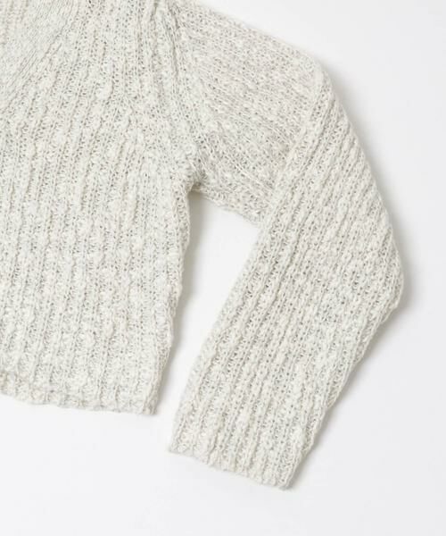 KBF / ケービーエフ ニット・セーター | スラブMIXショートカーディガン | 詳細28