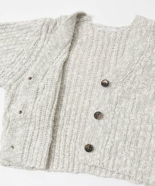KBF / ケービーエフ ニット・セーター | スラブMIXショートカーディガン | 詳細27