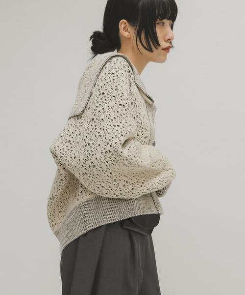 KBF / ケービーエフ ニット・セーター | JQセーラーカーディガン | 詳細1