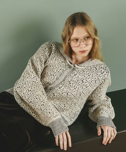 KBF / ケービーエフ ニット・セーター | JQセーラーカーディガン | 詳細5