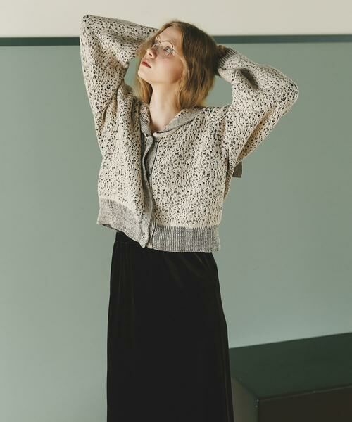 KBF / ケービーエフ ニット・セーター | JQセーラーカーディガン | 詳細7