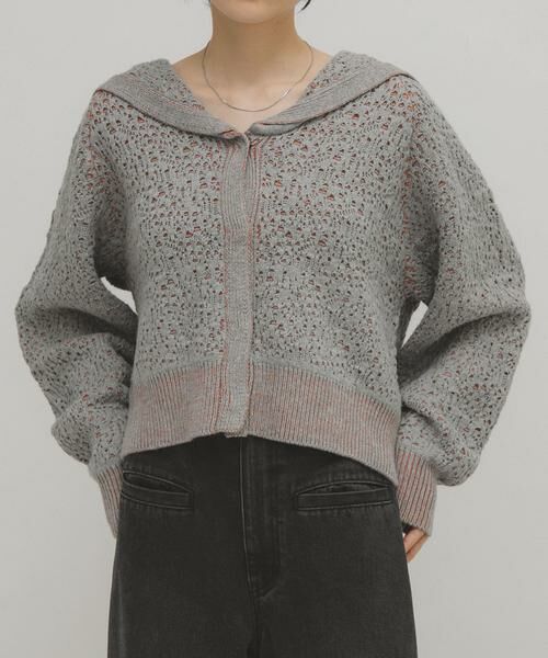 KBF / ケービーエフ ニット・セーター | JQセーラーカーディガン | 詳細14