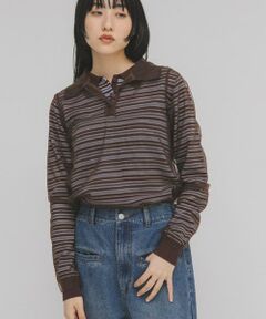 KBF / ケービーエフ ニット・セーター | チュールレイヤードニットシャツ