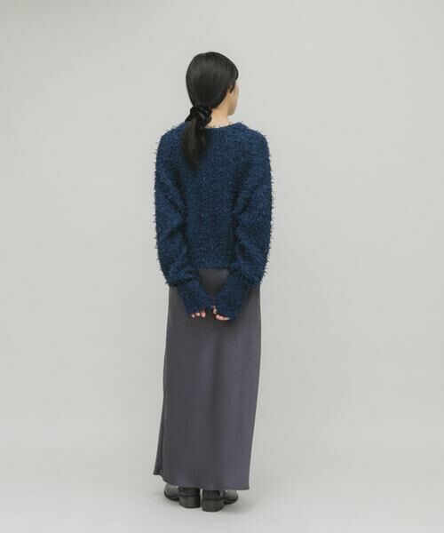 KBF / ケービーエフ ニット・セーター | チュールフリンジカーディガン | 詳細6