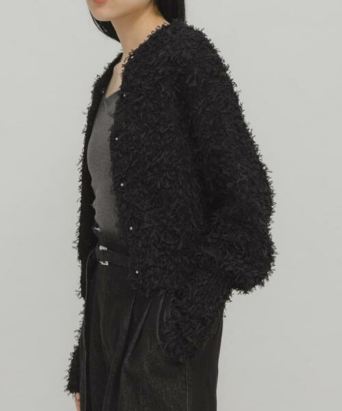 KBF / ケービーエフ ニット・セーター | チュールフリンジカーディガン | 詳細22