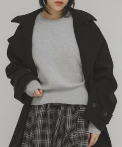 KBF / ケービーエフ ニット・セーター | スウェットライクニット