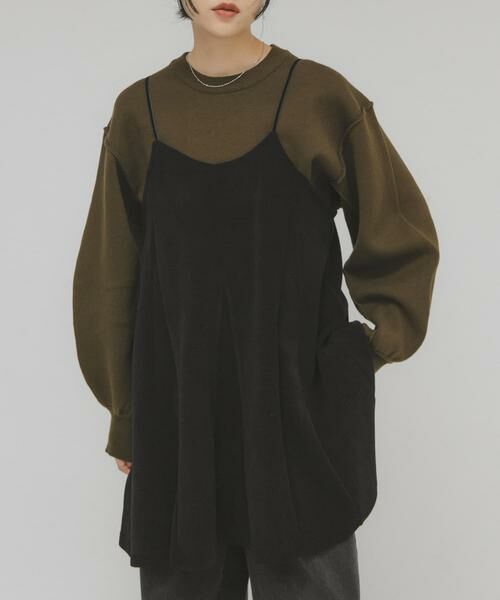 KBF / ケービーエフ ニット・セーター | スウェットライクニット | 詳細1