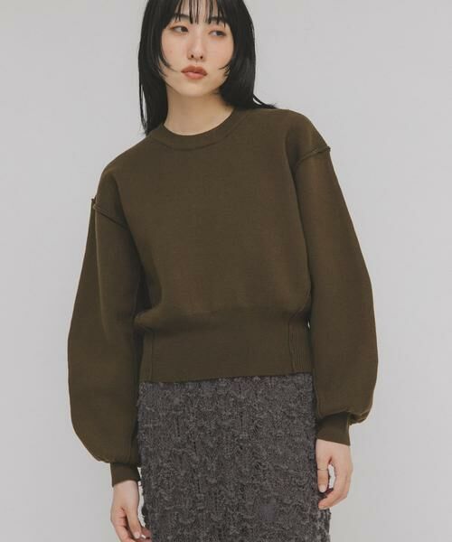 KBF / ケービーエフ ニット・セーター | スウェットライクニット | 詳細5