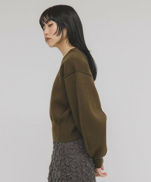 KBF / ケービーエフ ニット・セーター | スウェットライクニット | 詳細6