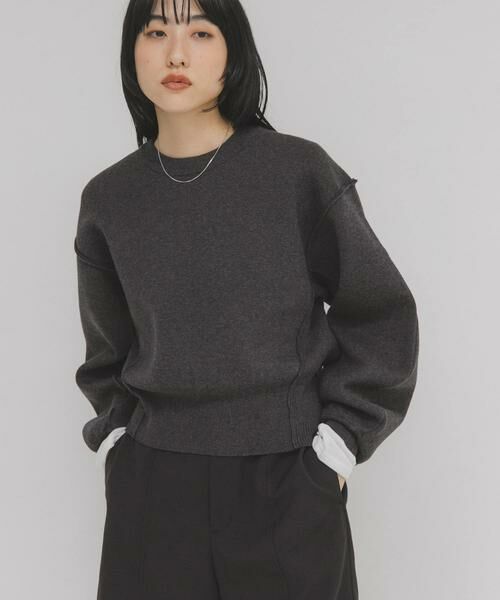 KBF / ケービーエフ ニット・セーター | スウェットライクニット | 詳細15